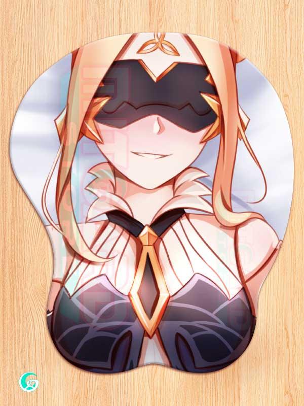 Herrscher of Domination Mousepad 3D HONKAI IMPACT Kush
